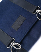 Christian Dior/ Felt Travel Organizer Clutch Bag Navy