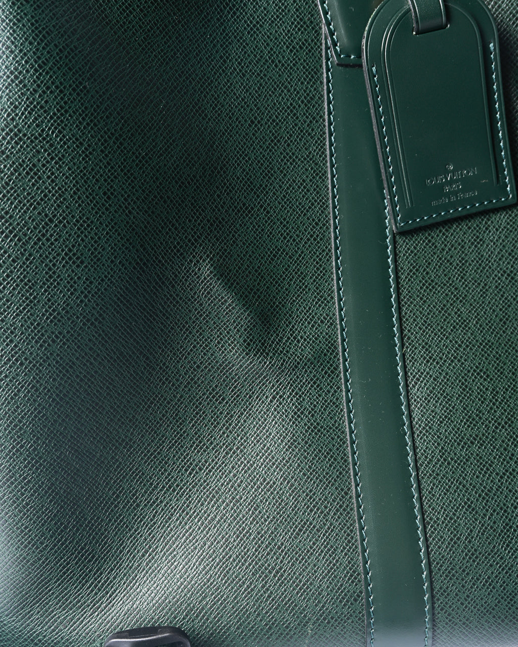 LOUIS VUITTON/ “Taiga Kendall GM” 2 Way Big Boston Bag Green