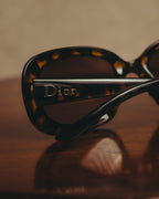 -SPECIAL- "Christian Dior" 90's Tortoiseshell oversized square sunglasses