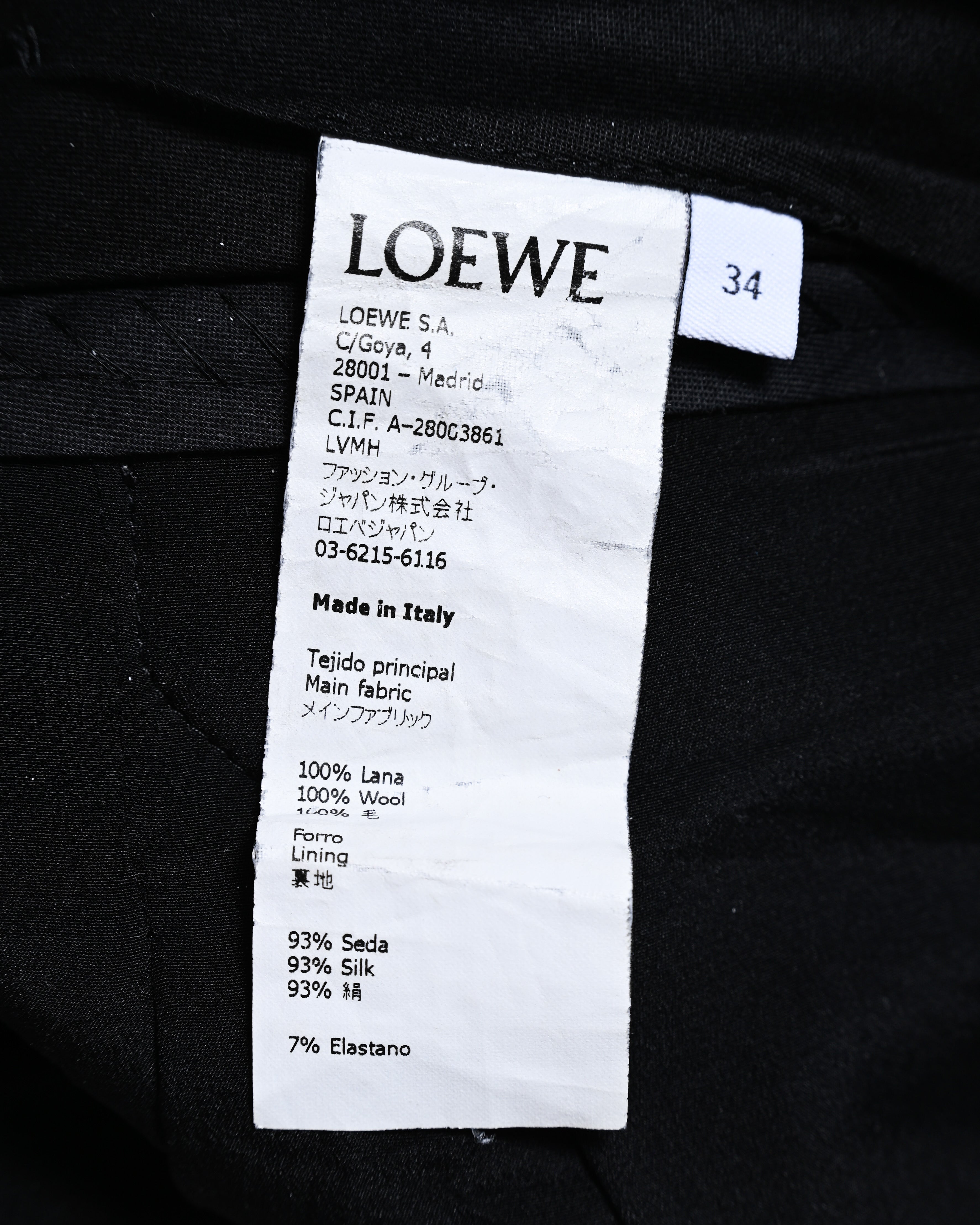 LOEWE/ 2019AW Two Tuck Wool Wide Shorts Gray – MOOD