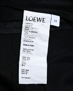 LOEWE/ 2019AW Two Tuck Wool Wide Shorts Gray