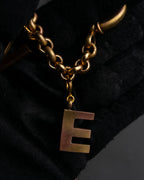 "YVES SAINT LAURENT" LOVE typography &amp; Cassandra motif design bracelet