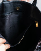 "LOEWE" Real fur and nappa leather tote bag