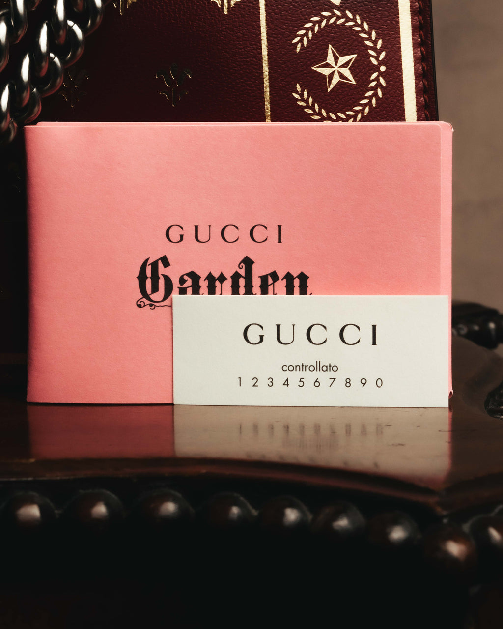 -SPECIAL- "GUCCI" 2010's-20's Collectible gucci garden embellished leather dionysus chain shoulder bag