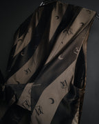 "LUNA MATTINO" 90’s Crushed velvet pointed hem vest