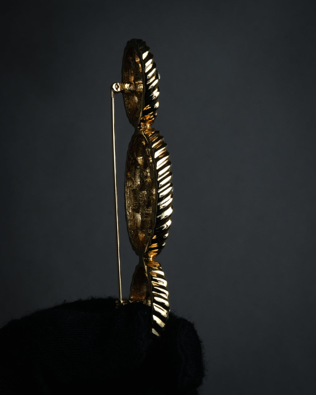 “Christian Dior” 70’s-80’s Lattice rhinestone brooch