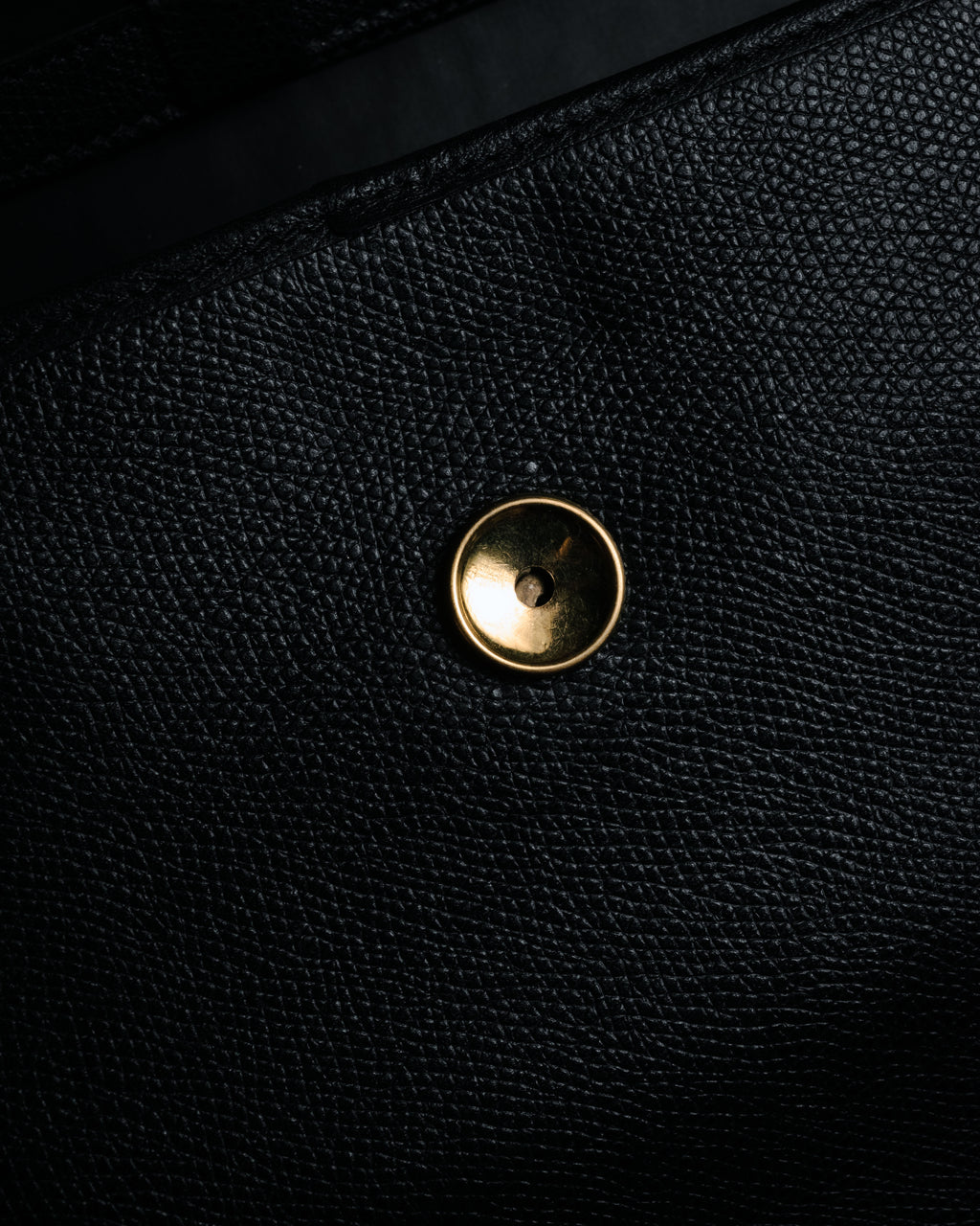 "Christian Dior" 80’s structured grained leather flap shoulder bag