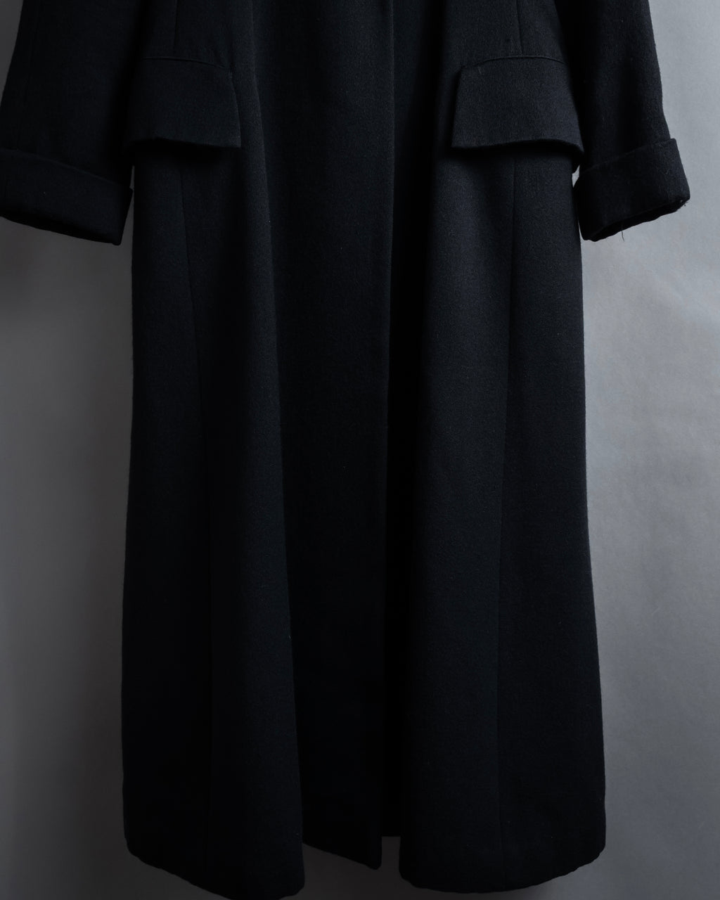 “KEITA MARUYAMA” Floral appliqué one-button chelsea coat