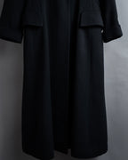 “KEITA MARUYAMA” Floral appliqué one-button chelsea coat