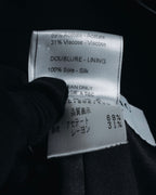 –SPECIAL– "Christian Dior"
98SS fringed peak lapel double breasted jacket