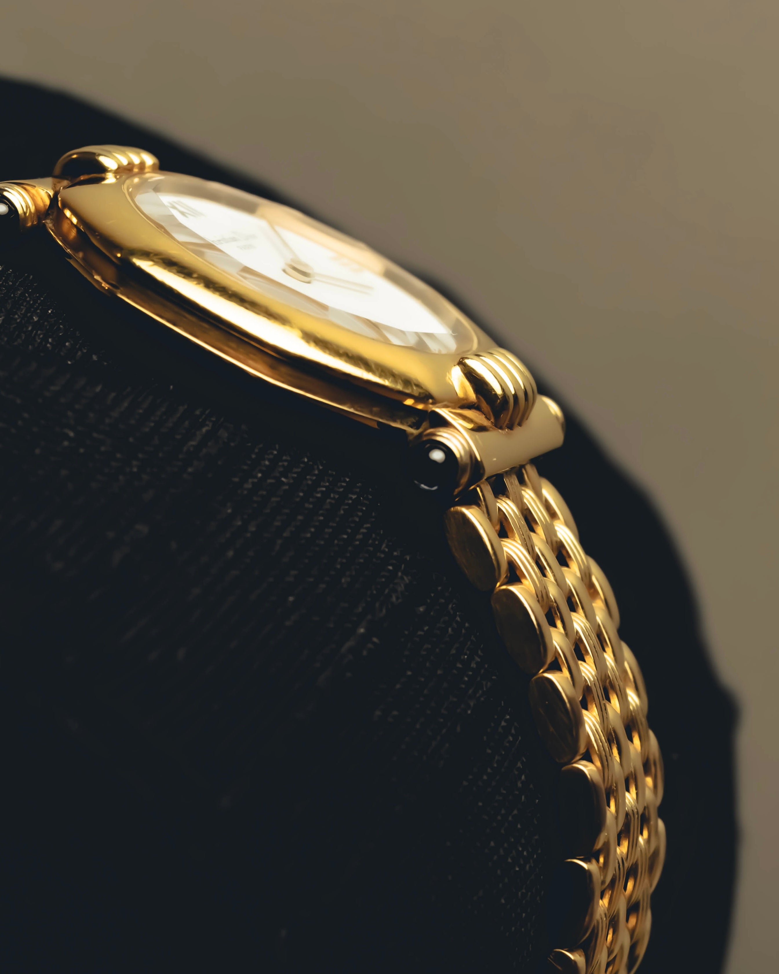 "Christian Dior" 80's-90's Gold plated wristwatch