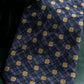 "Vintage check＆floral pattern silk neck tie"