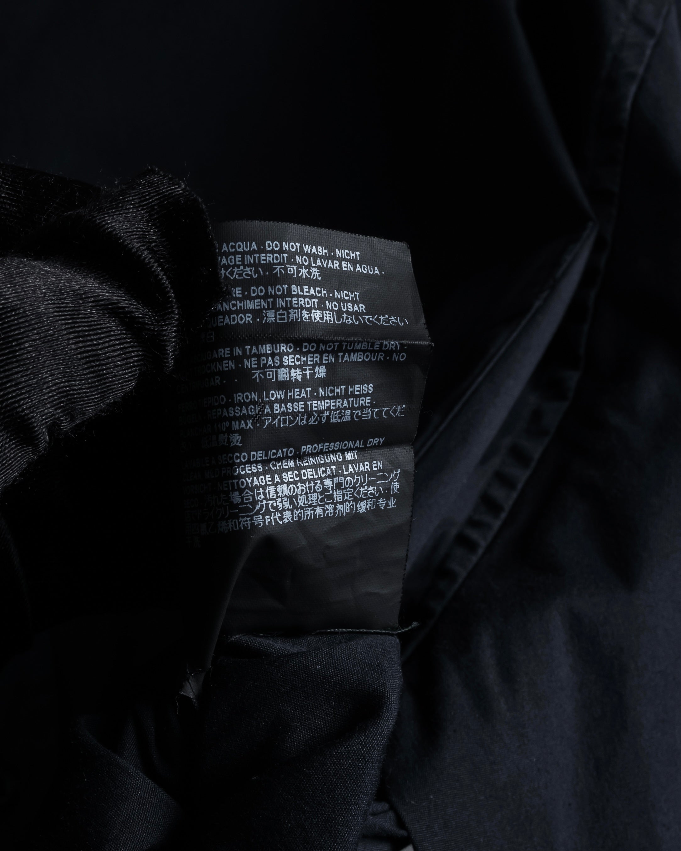 “BALENCIAGA” Button-down collar relaxed shirt