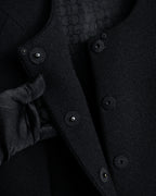 "GUCCI" Tom Ford period round neck flying squirrel long coat