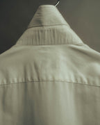 "Yves Saint Laurent" 80's-90's Classic off white dress shirt
