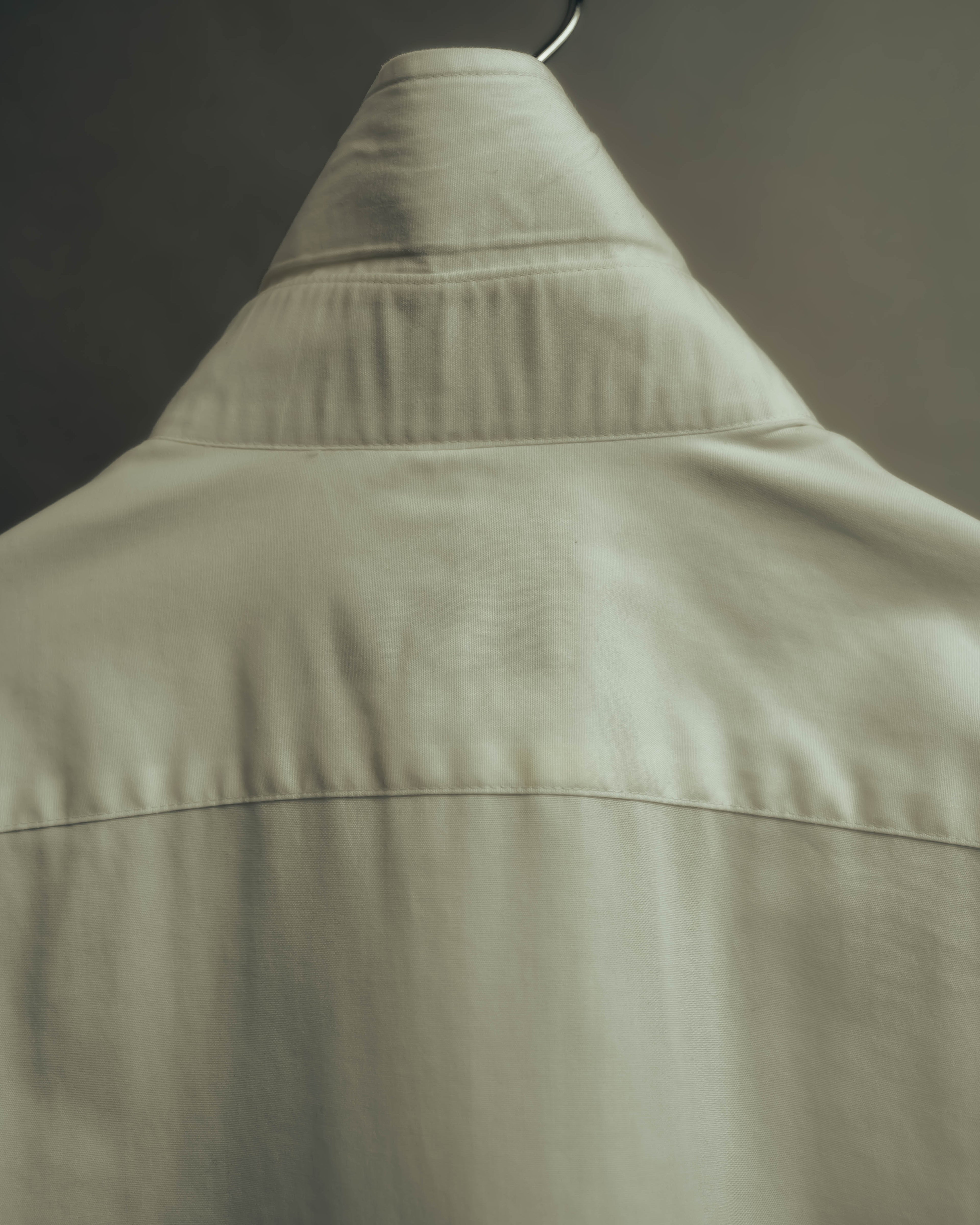 "Yves Saint Laurent" 80's-90's Classic off white dress shirt