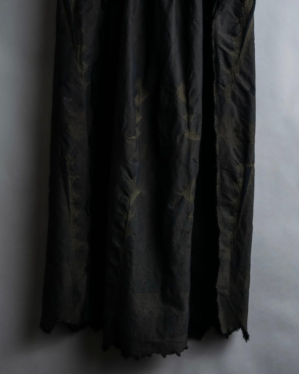 "A-POC" Wrap design high slit skirt