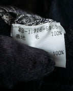 "ETRO" Shawl collar belted mid-length coat