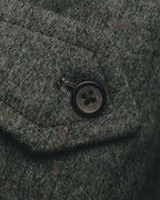 “Burberrys” 80’s Bedford wool balmacaan coat