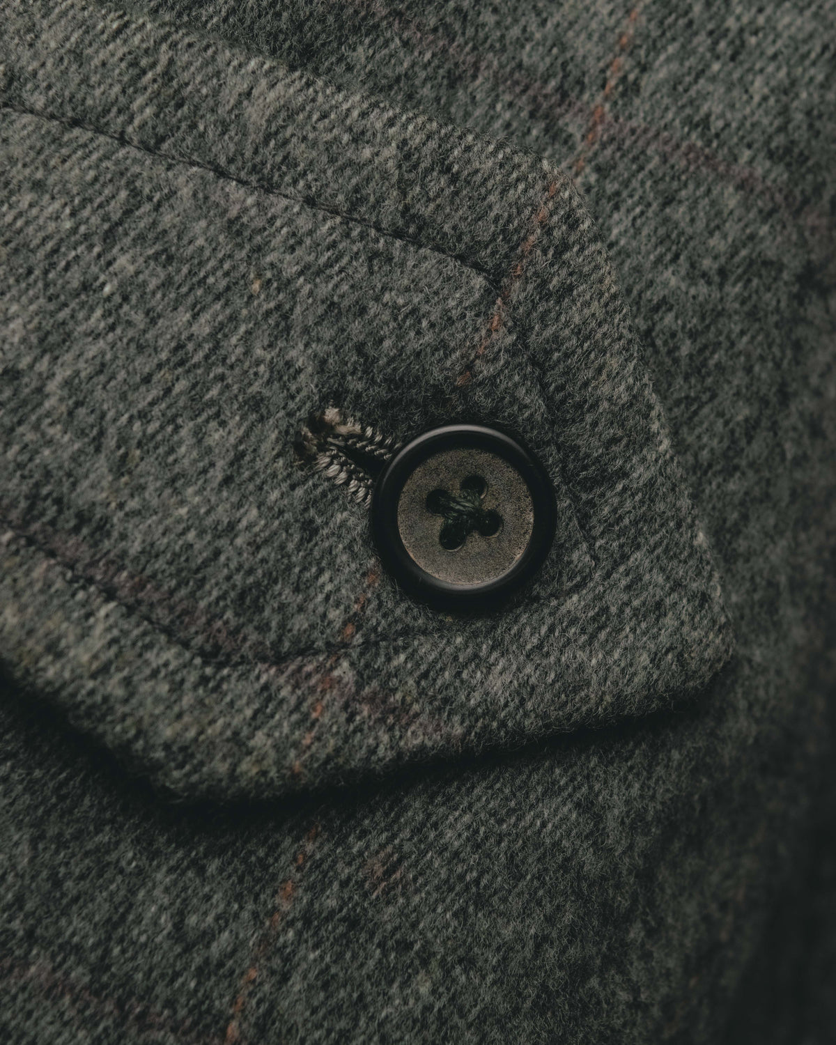 “Burberrys” 80’s Bedford wool balmacaan coat