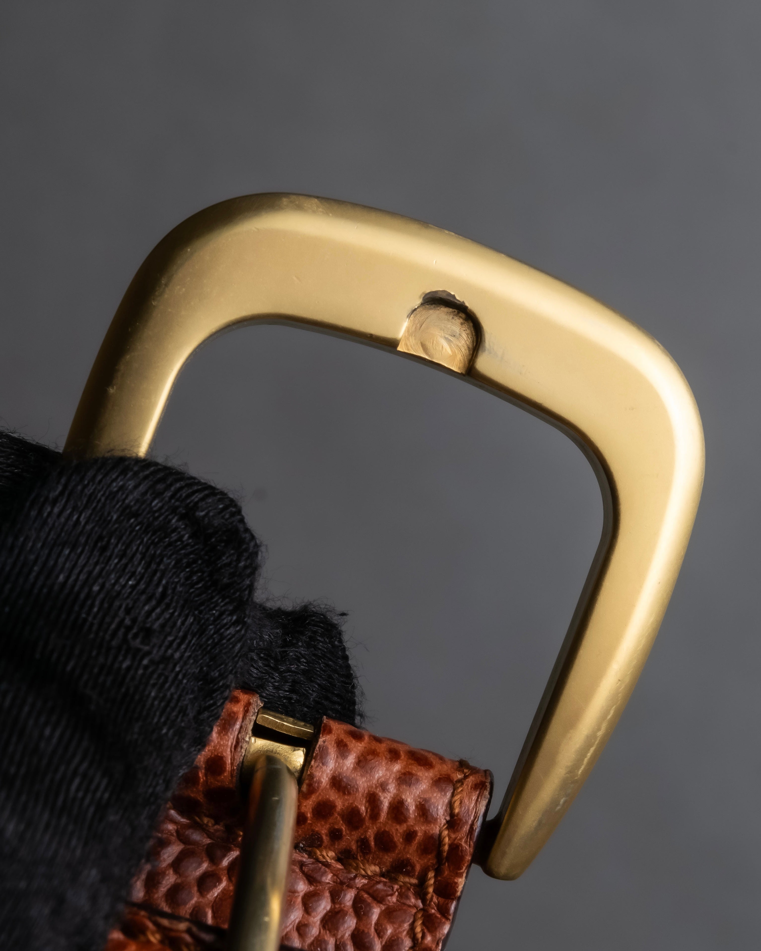 "Salvatore Ferragamo" Gancini motif chain design leather belt