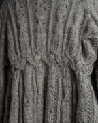 "ERMANNO SCERVINO" Three-dimensional knit long cardigan