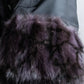 Vintage squirrel fur reversible maxi length coat