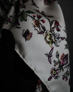 "Christian Dior" 2020-2023 botanical silk twill scarf