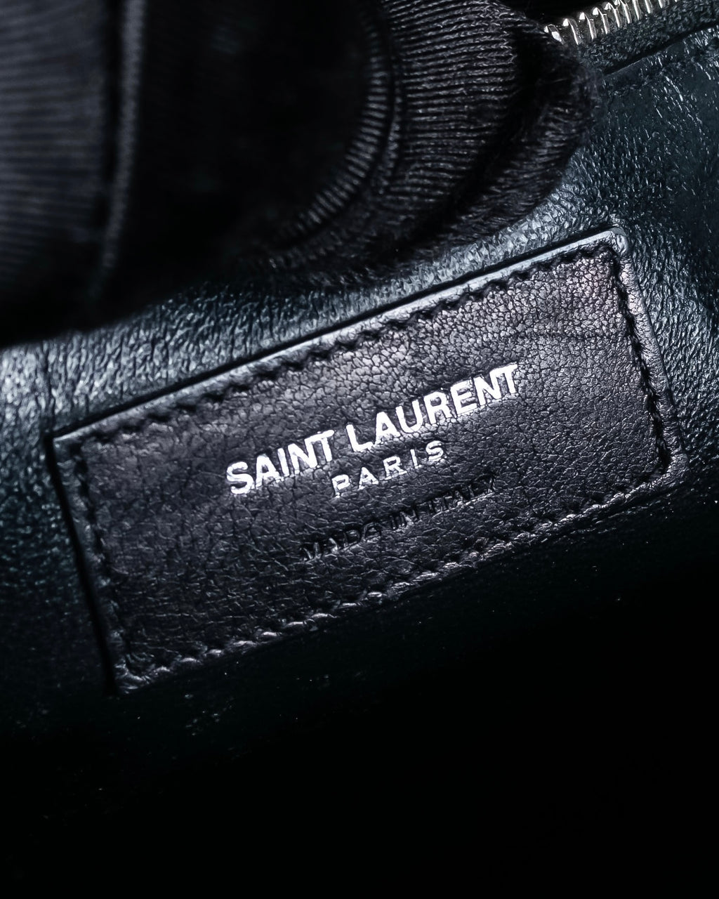 "Saint Laurent" Sac du Jour leather combination 2way bag