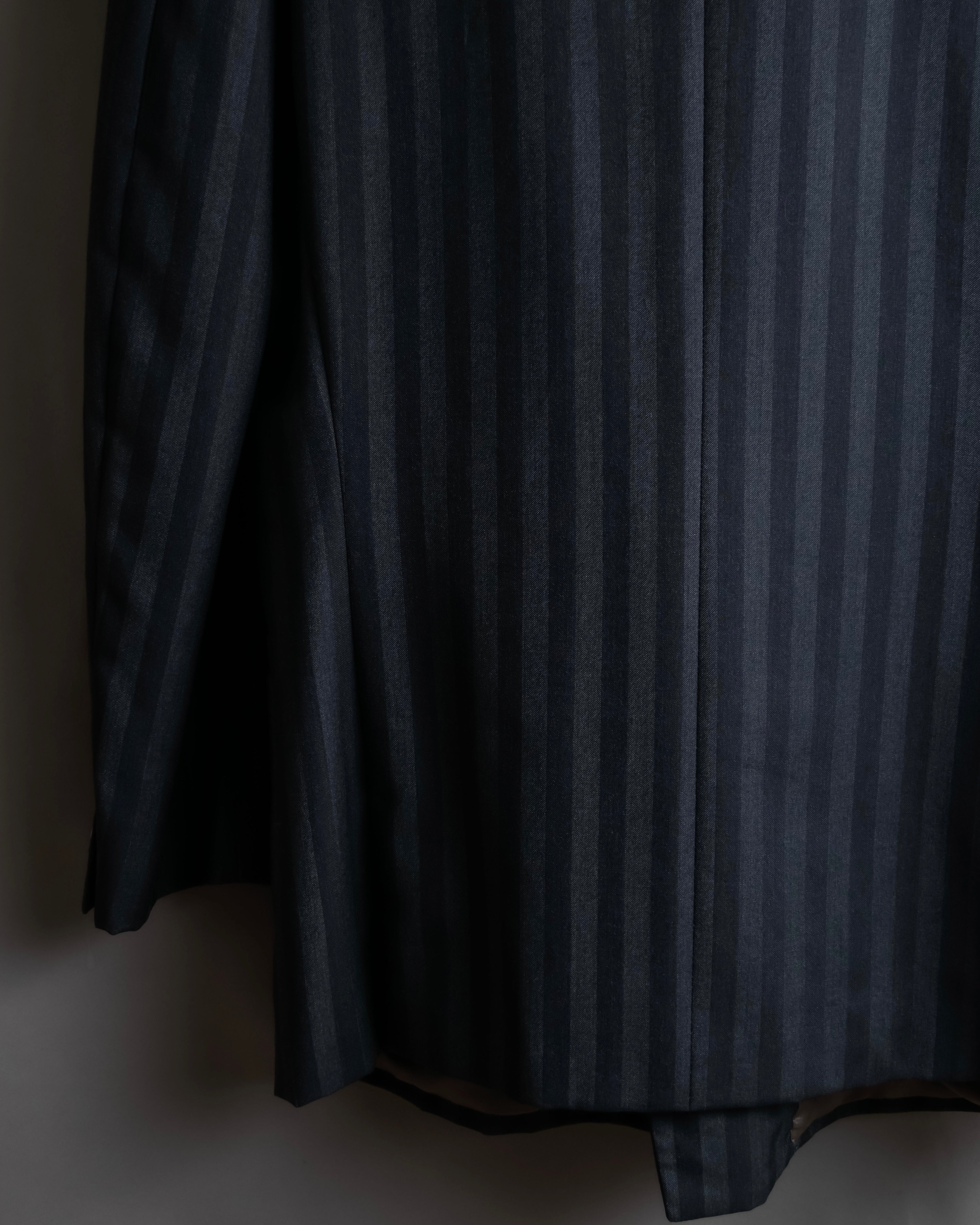 "GIANNI VERSACE" Striped classical tailored jacket