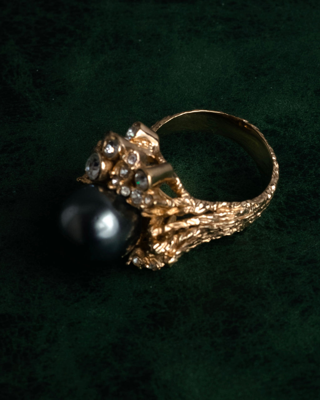 “Christian Dior” 60’s-70’s Organic pearl cluster ring