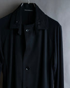 "YOHJI YAMAMOTO +NOIR" 21SS Drape panel design oversized shirt jacket