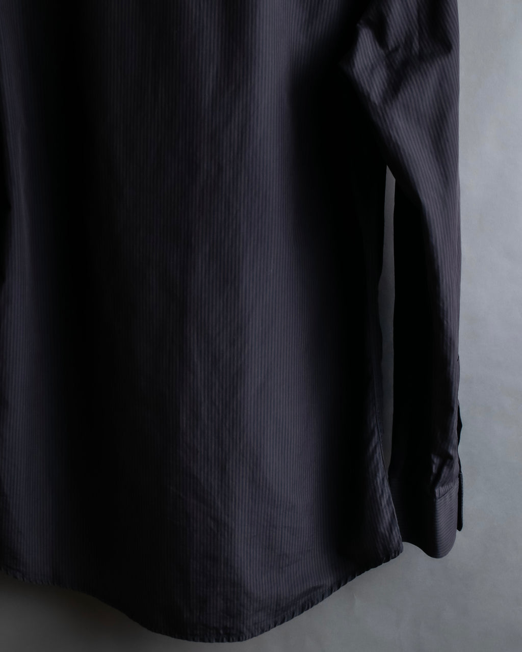 "GUCCI" Slightly glossy pinstripe oversized shirt