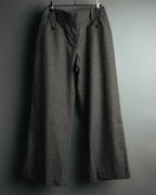 -SPECIAL- “CHANEL” 05AWmicro houndstooth tweed wide trousers