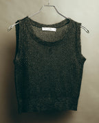 -SPECIAL- “Christian Dior” 2017-2023 Textured sheer knit ensemble
