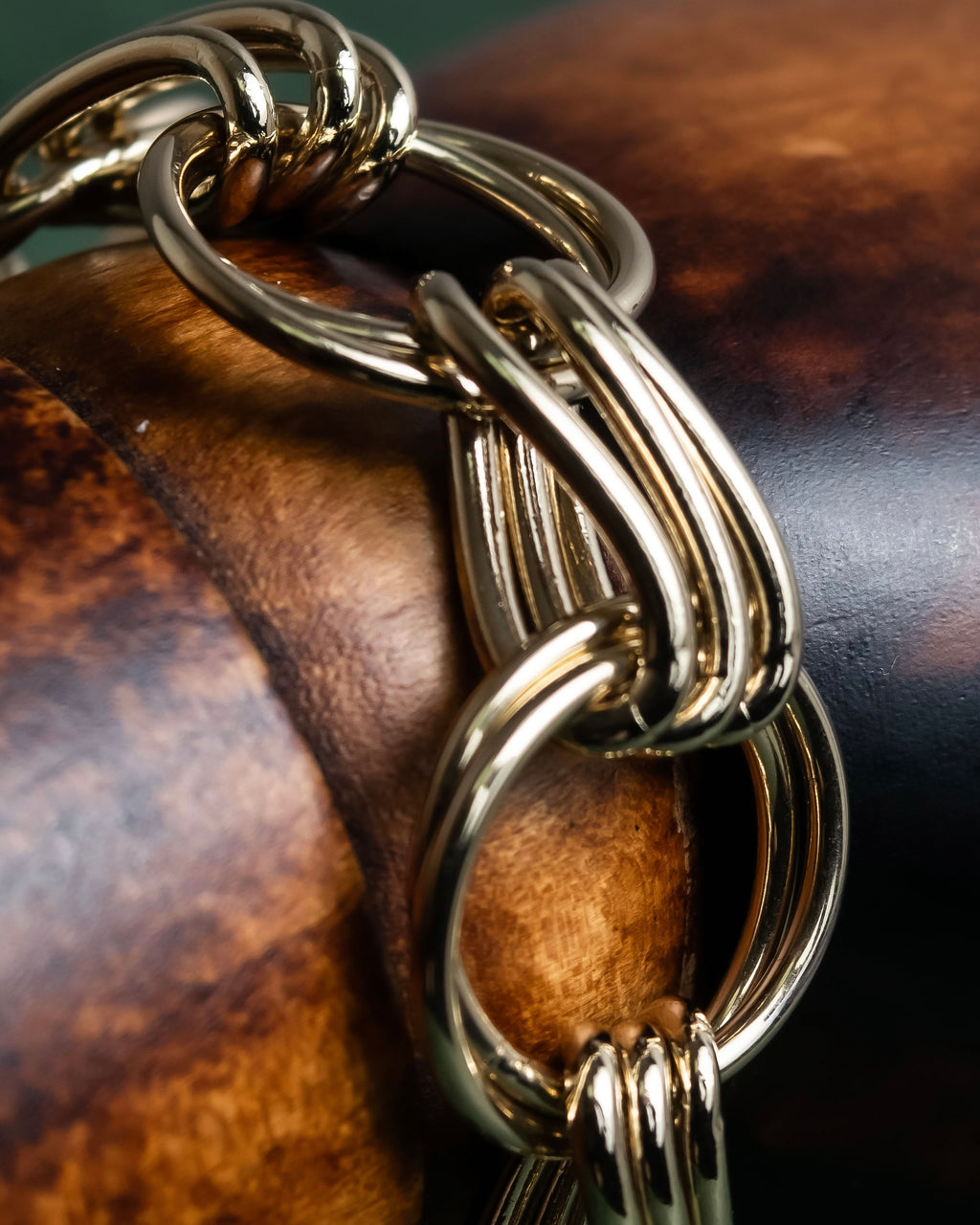 "Saint Laurent" Gold chain link design bracelet