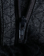 "Maison Martin Margiela" Geometric pattern high waist slim slacks