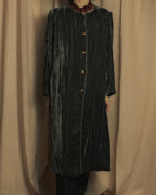 -SPECIAL- "CHANEL" 90's-00's Crushed velvet long dress