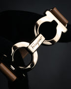 “Salvatore Ferragamo” 2000’s Gancini leather bracelet