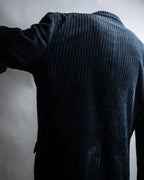 "BU CARDO" velour-like corduroy tailored jacket