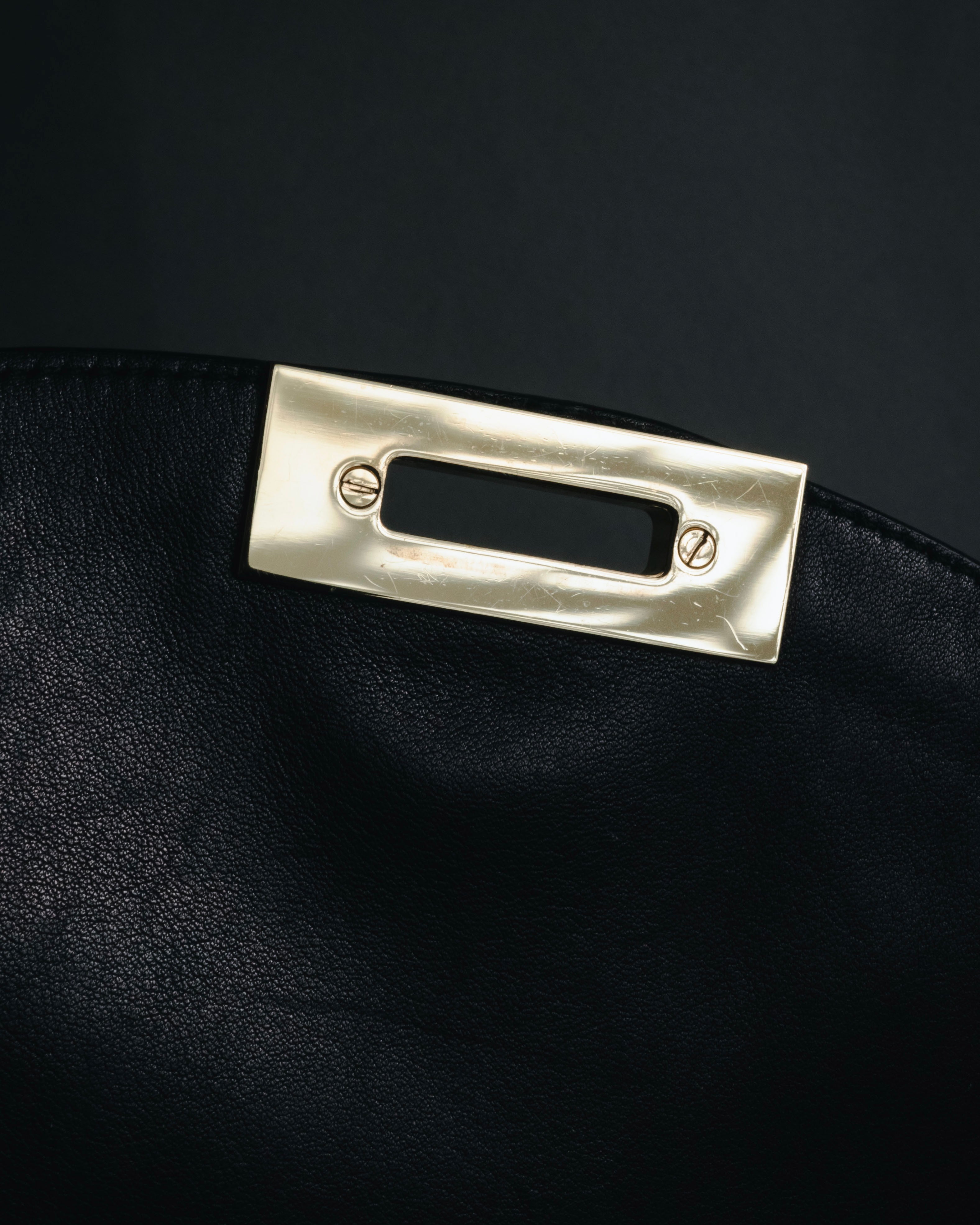 Salvatore Ferragamo Studded Gancini Top Handle Bag