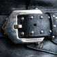 "GIVENCHY" Belt and stud design leather boots