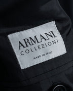 "ARMANI COLLEZIONI" Notched drape classically tailored jacket