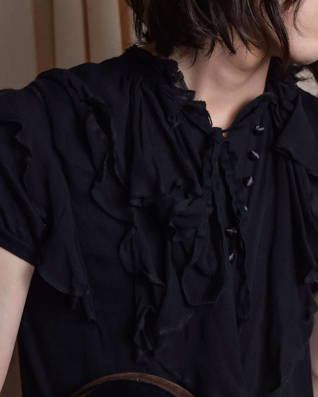 "sacai luck" Layered tulle tunic tops