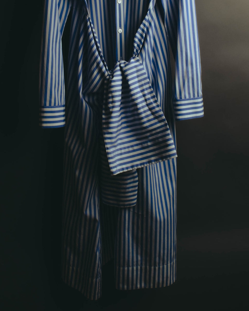 “JIL SANDER” 2018-2023 oversized striped cotton shirt dress