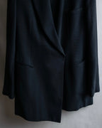 "DKNY" Asymmetrical design woven tailored jacket