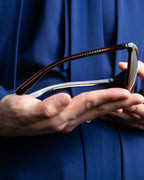 "BOTTEGA VENETA" Butterfly frame tortoiseshell sunglasses