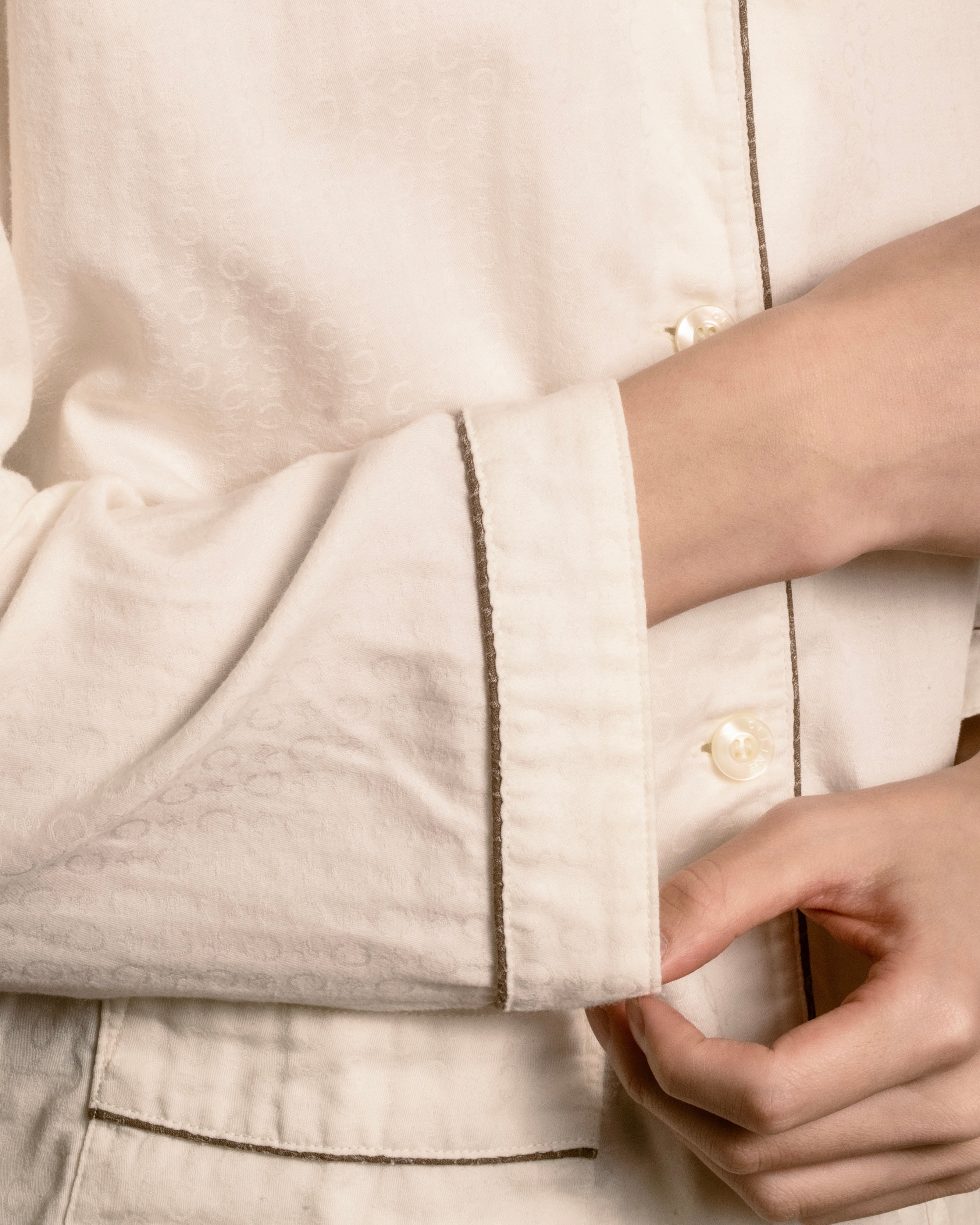 "CELINE" 90's-00's Macadam print pajama set up