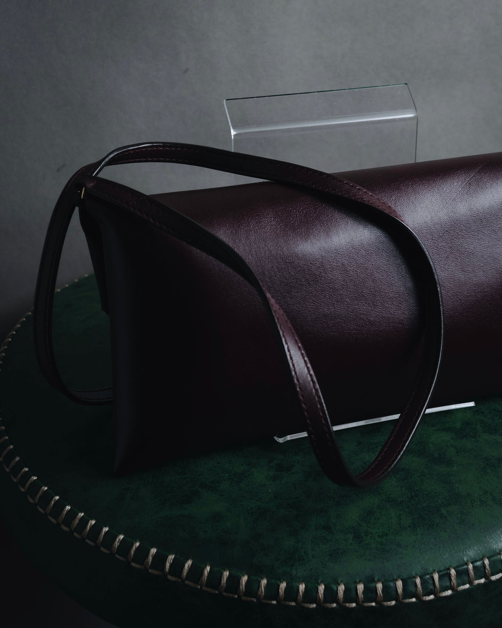 "JIL SANDER" 2018- Minimal Folded leather pochette bag
