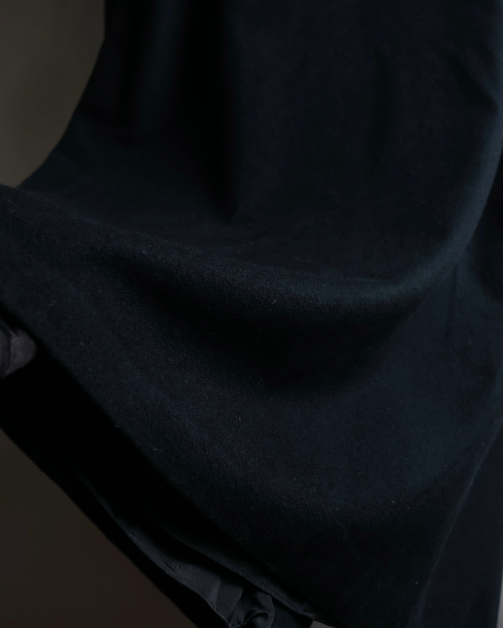 "JIL SANDER" 100% cashmere straight line stand collar coat